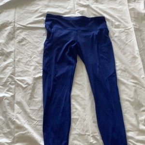 Cobalt blue lulu leggings size 8